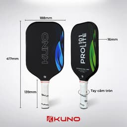Thumbnail Vợt Pickleball Kuno Prolite 101 Chính Hãng, bề mặt nhám, full carbon Fiber cao cấp, lối đánh tấn công 2