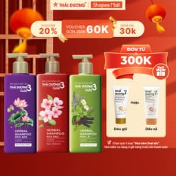 Thumbnail Dầu gội thảo dược Thái Dương 3 - Chai 200ml, 500ml dành cho tóc gàu ngứa - Sao Thái Dương 2