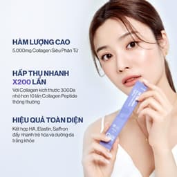 Thumbnail Combo 4 Hộp Nước Uống Collagen Gilaa Siêu Phân Tử 300da Trẻ Hóa (20g X 60 Gói) 3