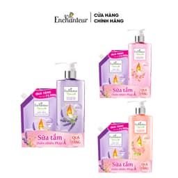 Thumbnail Sữa tắm dưỡng da thiên nhiên Pháp Enchanteur Naturelle hương 510g (Tặng mùi ngẫu nhiên) 2