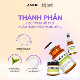 Thumbnail Bộ viêm nang lông, viêm lỗ chân lông, Xịt mụn lưng HERFOCUS ngăn ngừa mụn, giảm thâm MEE NATURAL 2