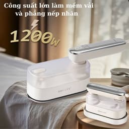 Thumbnail Bàn ủi hơi nước cầm tay SOKANY SK-11045 công suất lớn 1200W, là siêu phẳng, siêu nhanh, nhỏ gọn tiện lợi cho cả gia đình 4