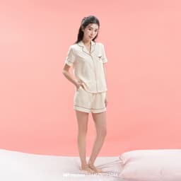 Thumbnail Bộ mặc nhà thô mềm dáng pijama xinh xắn trẻ trung Mialala 5044 DMN02025044 1