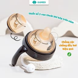 Thumbnail Bình Sữa Kamidi Chất Liệu PPSU Họa Tiết Galaxy Dung Tích 210ml/300ml 4