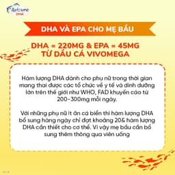 Thumbnail DHA cho bà bầu Avisure giúp phát triển trí não, bé trí thông minh khỏe mạnh hộp 40 viên 3