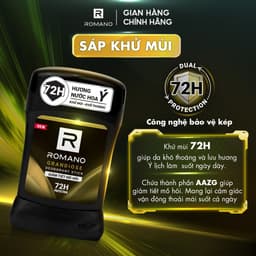 Thumbnail Combo 2 Sáp ngăn mùi cho nam Romano 50g - Khử mùi 72H, lưu hương Ý dài lâu 2