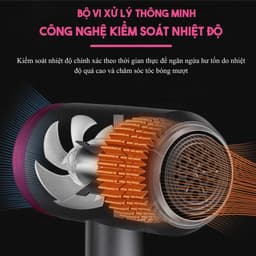 Thumbnail Máy Sấy Tóc Nanomax D087 Sấy 2 Chiều Nóng Lạnh, Công Suất 2000w Nhanh Khô, 3 Tốc Độ Sấy, Thiết Kế Chuẩn Salon 3