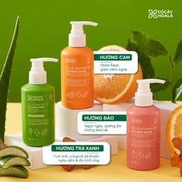 Thumbnail Dung Dịch Vệ Sinh Cỏ Cây Hoa Lá Gel x2 Nano Nghệ Làm Sạch Ngừa Vi Khuẩn 150ml Cho Mẹ Bầu 3