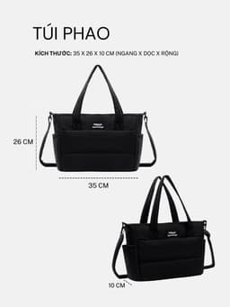 Thumbnail Túi Đeo Chéo Tote Phao Chần Bông SMART Phong Cách Hàn Quốc Đi Học Công Sở | Local Brand M STUDIO 2