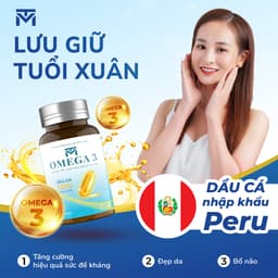Thumbnail Viên uống dầu cá VTM OMEGA 3 tăng cường thị lực, bảo vệ tim mạch - lọ 90 viên 2