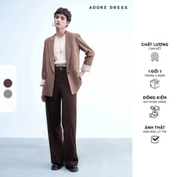 Thumbnail 412TR2017-  Quần ống rộng nhung tăm ghi  ADORE DRESS 1