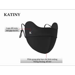 Thumbnail Khẩu Trang KATINY 2.0 - có gọng - Chống nắng UPF 50+ chống tia UV chính hãng 1
