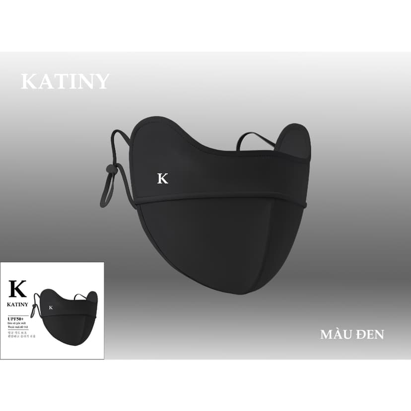 Ảnh Khẩu Trang KATINY 2.0 - có gọng - Chống nắng UPF 50+ chống tia UV chính hãng 2
