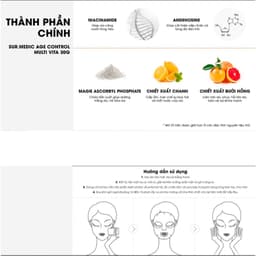 Thumbnail Mặt Nạ Hỗ Trợ Cung Cấp Multi Vitamin SUR.MEDIC Age Control Multi Vita Mask 30g/miếng 3