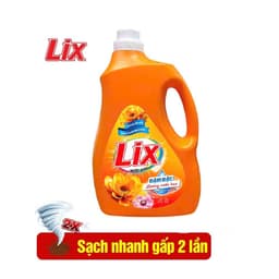 Thumbnail Nước giặt Lix đậm đặc hương hoa chai 3.2kg làm sạch cực nhanh vết bẩn NGH46 tăng gấp đôi sức mạnh giặt tẩy quần áo 2