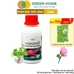 Thumbnail Dung Dịch Thủy Canh Greenhome, Lavamix, Chai 100ml,  Phân Bón Thuỷ Sinh, Hoa Sen, An Toàn Cho Cá 1