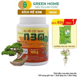 Thumbnail Phân Bón Lá Greenhome, N3M, Hũ 100gr, Ra Rễ Cực Mạnh Dùng Giâm, Chiết Cành, Ngâm Hạt, Chuyên Kiểng 1