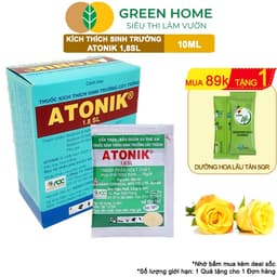 Thumbnail Phân bón lá Atonik Greenhome, gói 10ml, thúc đẩy sinh trưởng cây trồng chuyên phong lan, hoa hồng 1