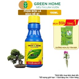Thumbnail Phân Bón Kích Rễ, Greenhome, B1, Chai 100ml, Tạo Mầm, Rễ Khoẻ, Sai Hoa, Phục Hồi Rễ Yếu, Lá Dày 1