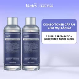 Thumbnail Combo 2 Nước hoa hồng Dear, Klairs Supple Preparation Unscented Toner 180ml 1