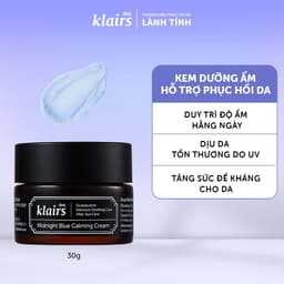 Thumbnail Kem dưỡng da Dear Klairs Midnight Blue Calming Cream 30g 1