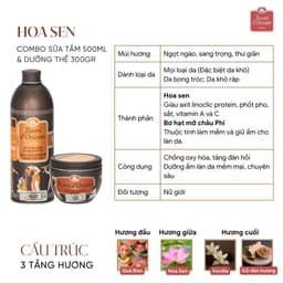 Thumbnail Combo Sữa Tắm Nước hoa Tesori 500ml và Kem Dưỡng Thể 300gr Tesori D'Oriente Ý chính hãng 1