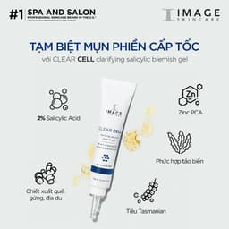 Thumbnail Gel chấm mụn và giảm viêm cấp tốc IMAGE Skincare Clear Cell Clarifying Salicylic Blemish Gel 14g 2
