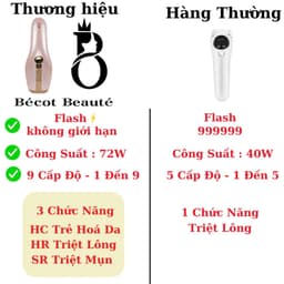 Thumbnail Máy triệt lông IPL Bécot Beauté, công nghệ IPL đạt tiêu chuẩn châu âu, giúp loại bỏ lông vĩnh viễn, ENZO 4