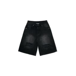 Thumbnail HADES Blackout Distress Wash Jean Shorts - HADES Brand chính hãng Quần jean shorts Unisex 1