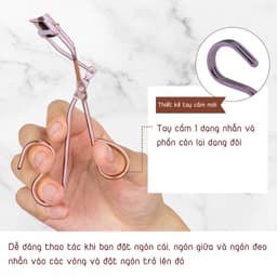 Thumbnail Bấm mi KAI chuyên dụng thân thép không rỉ dành cho các dáng mắt khác nhau KAI RING EYELASH CURLER R19.5, R21, R22.5 4