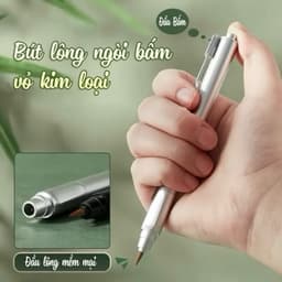 Thumbnail Bút Lông Bấm Tiện Dụng - Viết Thư Pháp Tiểu Khải, Cỡ Chữ Nhỏ ( Tặng 20 Ống Mực) 1