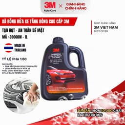 Thumbnail Xà bông rửa xe làm sạch, tăng bóng bề mặt 3M™-  Car Wash With Wax PN39000W - 1L 3