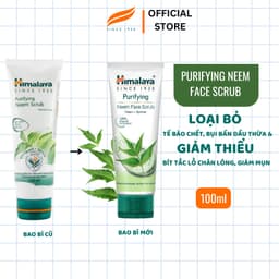 Thumbnail Tẩy tế bào chết chiết xuất lá neem và nghệ ngừa mụm, sáng mịn da Himalaya Purifying Neem Scrub 100ml 2