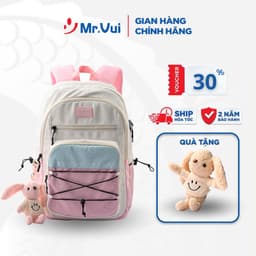 Thumbnail Balo thời trang Mr Vui, cặp sinh viên học sinh cấp 2, cấp 3, nam nữ unisex style hàn quốc BLTEEN 988 1