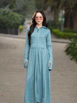 Thumbnail Choàng Chống Nắng Nữ 2 Lớp Dệt Laroma| UPF50+ | Vải Thơm |Làm Mát | Thời Trang | Đa Dụng 4
