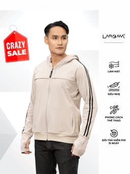 Thumbnail Áo Chống Nắng Nam Cotton Laroma| UPF50+ | Vải Thơm | Làm Mát | Thời Trang | Đa Dụng 1