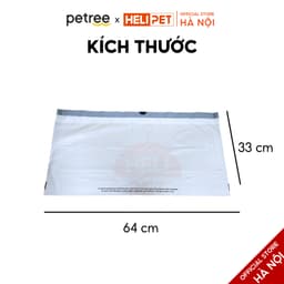 Thumbnail [PHỤ KIỆN CHÍNH HÃNG] Túi Rác Máy Dọn Vệ Sinh Tự Động Cho Mèo PETREE Open Top Size To 2