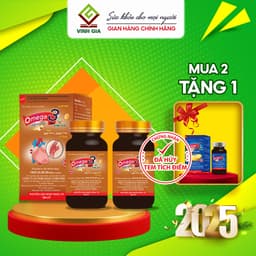 Thumbnail Omega 3 Vinh Gia 2 Giàu EPA Hơn, Giúp Tăng Cường Sức Khỏe Tim Mạch Cho Người Trung-Cao Tuổi (60v/H) 2