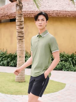 Thumbnail Bộ Thể Thao Nam Phối Kẻ Laroma | Trẻ trung - Năng động 4