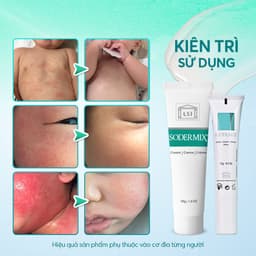 Thumbnail Kem Bôi Chàm Sữa SODERMIX 30g - Tặng Mây Hồng Cho Mẹ - Hỗ Trợ Giảm Ngứa Ngáy, Viêm Da Cơ Địa, Mẩn Đỏ, Dưỡng Ẩm Cho Bé 1