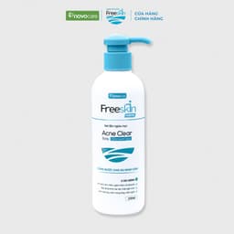 Thumbnail Gel tắm ngừa mụn Novocare -Freeskin ngăn ngừa viêm nang lông loại bỏ yếu tố gây ra mụn viêm 250ml 1