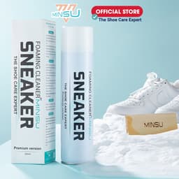 Thumbnail Chai Xịt Vệ Sinh Giày Sneaker Bọt Tuyết NANO MINSU M5955 Giặt Khô Siêu Tốc Bảo Vệ Giày Khỏi Bị Ố Vàng, Phai Màu 1