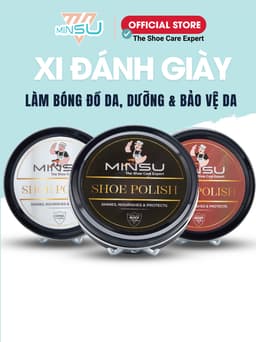 Thumbnail Xi Đánh Giày Shoe Polish MINSU M7939 Dạng Sáp Giúp Đánh Bóng, Bổ Sung Màu Cho Giày, Đồ Da, Ghế Sofa, Túi Xách, Nội Thất 1