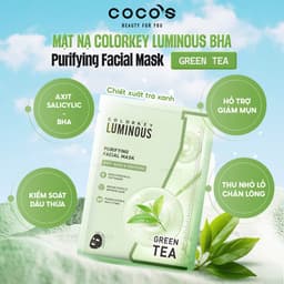 Thumbnail Combo 10 Mặt Nạ Colorkey Luminous B5 Facial Mask, Mặt Nạ Dưỡng Ẩm, Làm Dịu, Sáng Da Giảm Mụn 25mlx10 3