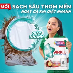 Thumbnail Nước Giặt ARIEL Chuyên Gia Cửa Trước Ngăn Lem Màu Hương Nắng Sớm/ Sen & Nhài/ Oải Hương Túi 3.7KG/3.9KG 3