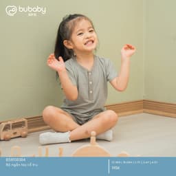 Thumbnail Bubaby - Bộ quần áo ngắn tay hoạ tiết kẻ ngang Siro Bubaby mềm mại cho bé 1
