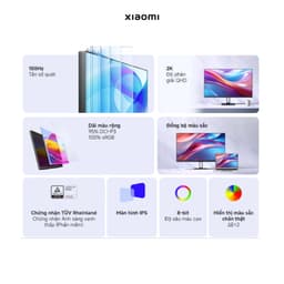Thumbnail Màn Hình Máy Tính PC Xiaomi Monitor 2K A27Qi 27inch - Tấm Nền LCD IPS -Tần Số Quét 100Hz - Thời gian phản hồi chỉ 6ms 1