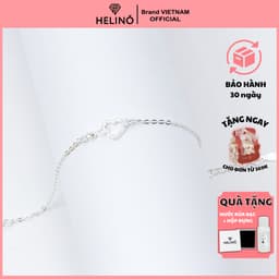Thumbnail Lắc tay bạc nữ HELINO hình vô cực lồng trái tim V14 1