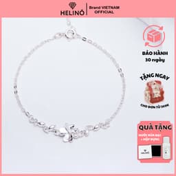 Thumbnail Lắc tay bạc nữ HELINO vòng tay cỏ 4 lá may mắn đính đá ver 2 V07 1