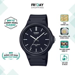 Thumbnail Đồng Hồ Casio Nam MW-240-1EVDF Mặt Tròn Dây Cao Su Chính Hãng 1
